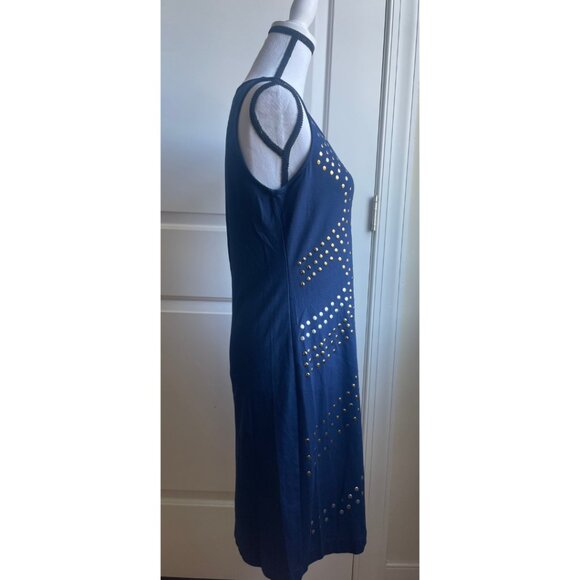 Cynthia Rowley Navy Studded Shift Dress - Picture 2 of 6